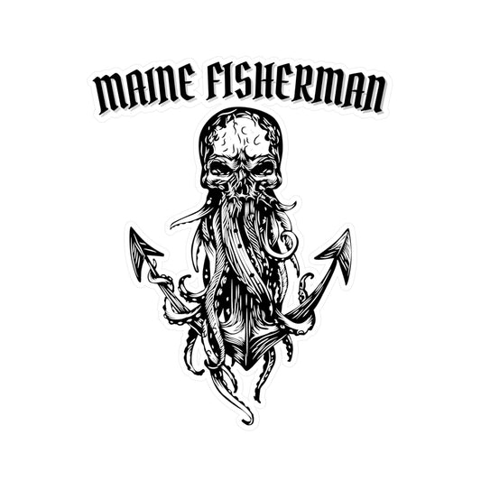 Maine Fisherman Sticker